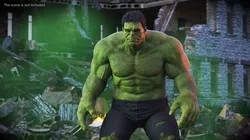 Hulk Idle Fur Animated Rigged 3D model