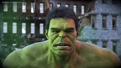 Hulk Thunderclap Fur Animated Rigged 3D model