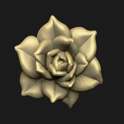Jasmine flower design royal luxury deco orgranic polished