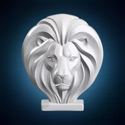 Lion Head 3D Print Model 3D print model