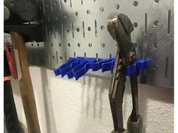 locking clip for wallcontrol steel pegboard