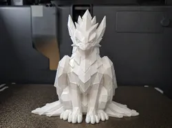 Low Polly Phoenix - Free 3D Print Model
