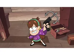Mabel's grappling hook gun