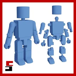 Minimates base model action figure mini blank