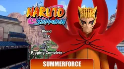 Naruto Baryon Mode - Naruto Shippuden 3D model
