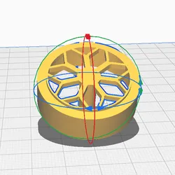 RC cart wheel rim