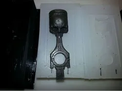 Skull piston cavity molds