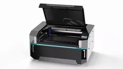 Steel Frame Laser Cutting System Animated Rigged 3D model