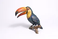 Toucan figurine 3D print model