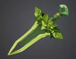 Anime Elemental Sword Pack Low Poly RPG Weapons Low-poly 3D model