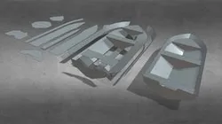 Barca metalica