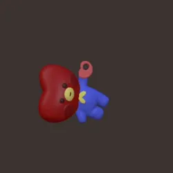 BT21 Keychain Bag Charms - Hanging Tata