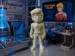 Capitaine Flam , Captain Future - Free 3D Print Model