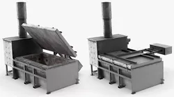 Cremation Oven for Animal Incineration Rigged for Maya 3D model