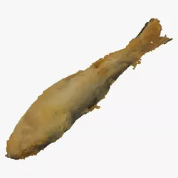 Fried Sprats Fish 01 RAW Scan 3D model