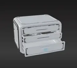 High-Tech Organizer STL – LED Edge Style & Functional Drawer Design