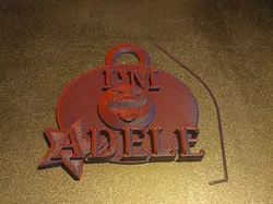 I'M ADELE - Free 3D Print Model