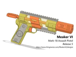 NERF Meaker Mk 18 Assault Pistol