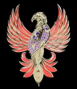 phoenix 3D print model