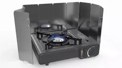 Portable Gas Burner Campingaz with Aluminum Shield Animated 3D model