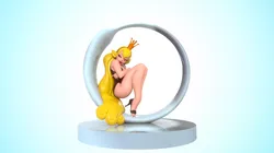 Retro 80s Fantasy Princess 3D print model