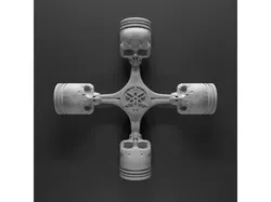 yamaha skull piston
