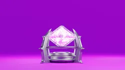 Abstract crystal Low-poly 3D model