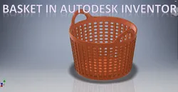 Basket in Inventor || Inventor 3d Drawing tutorial || Inventor Tutorial || Autodesk Inventor Cad 3D