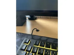 Desk cable grommet