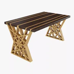 Dining Table Low-poly 3D model