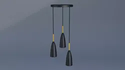 Fall Light - Suspended Light Low-poly 3D model