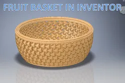 Fruit Basket in Autodesk Inventor || Inventor Tutorial || Complex Inventor drawing || Inventor Cad
