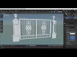 Gateway Exterior Gate 3D print model