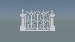 Gateway Exterior Gate 3D print model