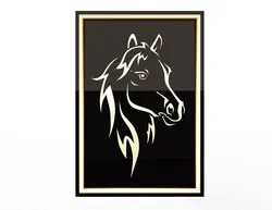 Horse Frame Decoration 3D model