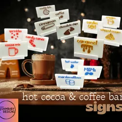 Hot Cocoa or Coffee Bar Signs