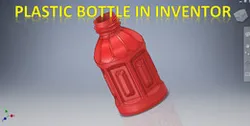Plastic Bottle in Inventor || Complex Inventor Drawing || Inventor Tutorials || Inventor Cad || Cad