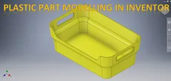 Plastic Part Modelling in Inventor || Inventor 3d Modelling || Inventor tutorial || 3DPart Modelling