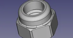 Self locking nut M6 DIN982
