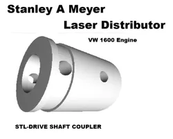 Stanley Meyer Laser VW  1600  Buggy  Distributor   STL-DRIVE SHAFT COUPLER (1)