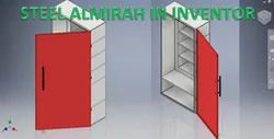 Steel Almirah in Inventor || Almirah Design in Inventor || Sheet Metal Part Modelling in Inventor