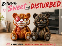 Tigre de Terror - Entre lo tierno y lo perturbado - Modelo de impresión 3D gratuito