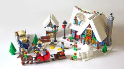 TwindBricks3D - 10229 Winter Village Cottage 3D print model