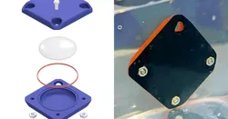 Waterproof AirTag Key Ring Case