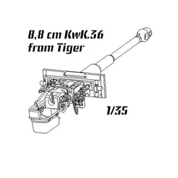 8.8 cm KwK.36 from Tiger 1/35
