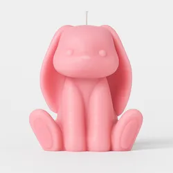 ADORABLE RABBIT SITTING - CANDLE / CANDLE RABBIT