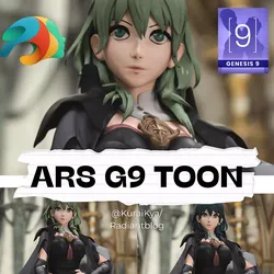 Ars for Genesis 9 Toon 3D model