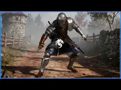 Azure Knight Low-poly 3D model