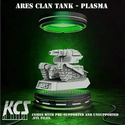 Battletechnology Ares Clan Tank - Plasma
