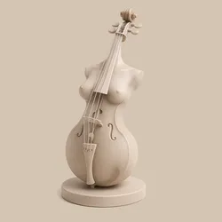 Cello Femme: Artistic Violin Body Sculpture